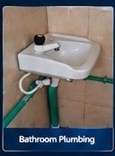 Bathroom plumbing project